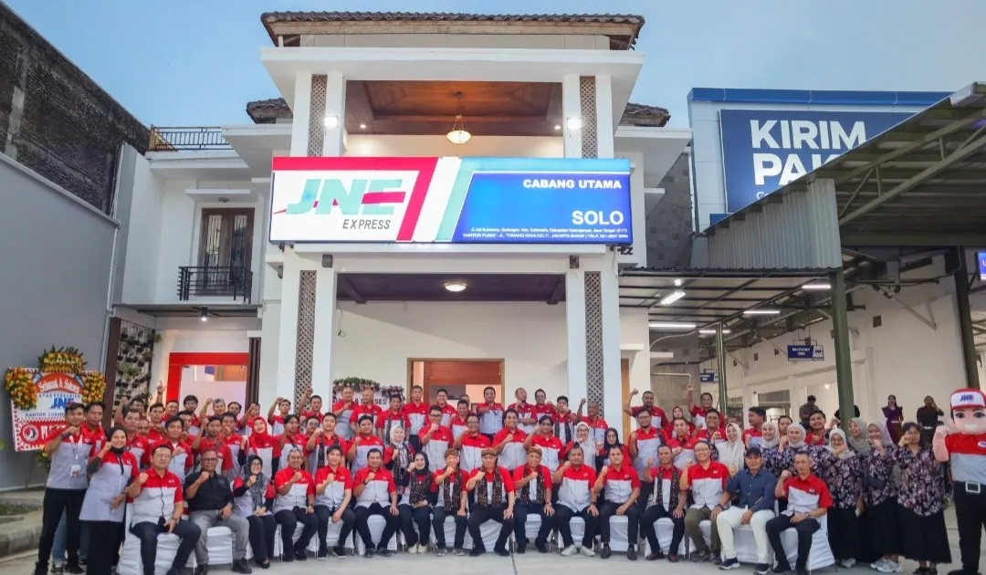 JNE Resmikan Kantor Cabang Utama di Solo untuk Tingkatkan Layanan Logistik