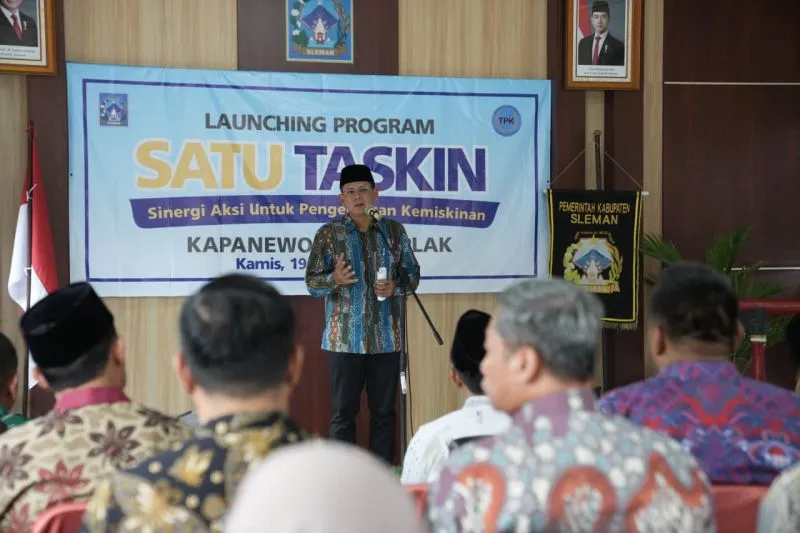 Wabup Sleman Luncurkan Program Satu Taskin untuk Atasi Kemiskinan