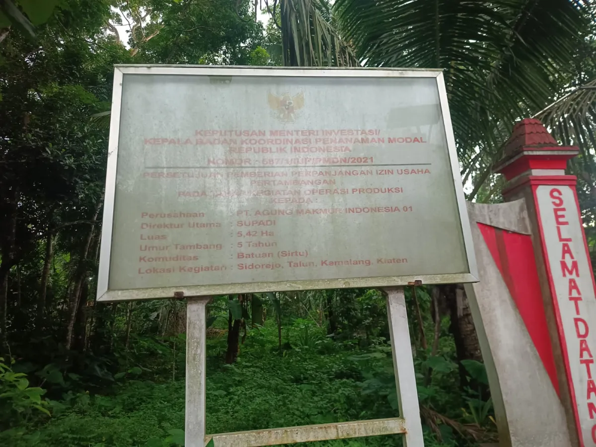 PT Agung Makmur Indonesia 01 Dikenai Ancaman Sanksi atas Pelanggaran Jam Operasional Tambang