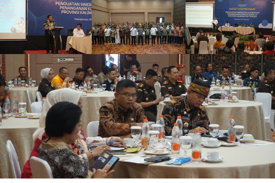 Rakor Sinergitas Penanganan Konflik Sosial di Kalimantan Tengah