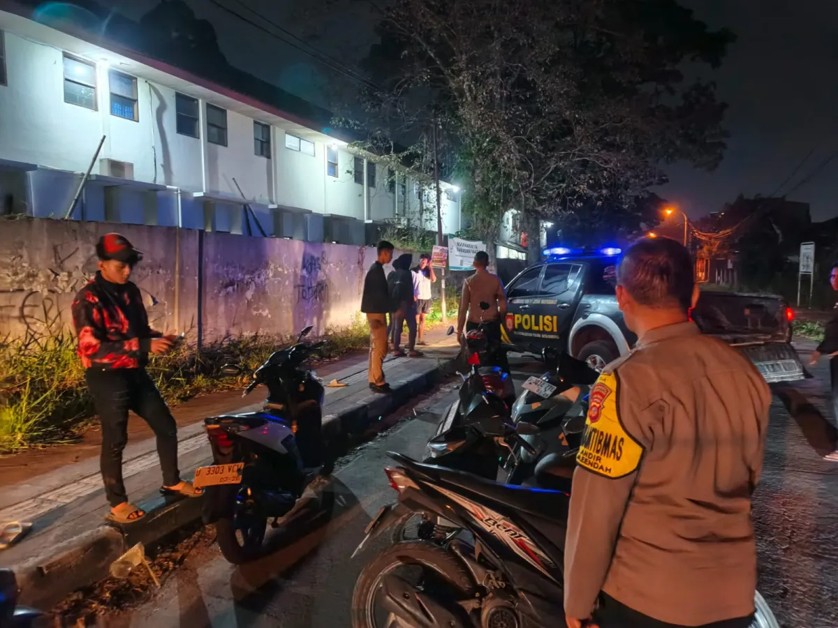 Polsek Baleendah Tindak Lanjut Aduan Warga, Bubarkan Balap Lari Liar