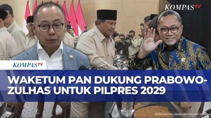 Waketum PAN Dukung Prabowo dan Zulkifli Hasan di Pilpres 2029