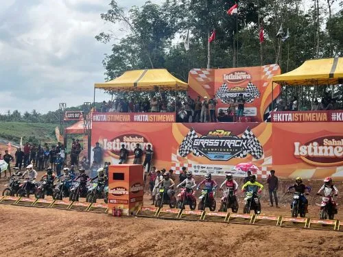 Polsek Gunung Agung Amankan Kejuaraan Grasstrack Championship 2026