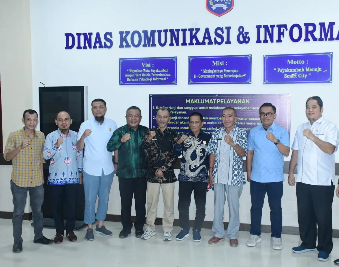 Komisi II DPRD Bengkalis Kunjungi Dinas Kominfo Payakumbuh untuk Tingkatkan TIK