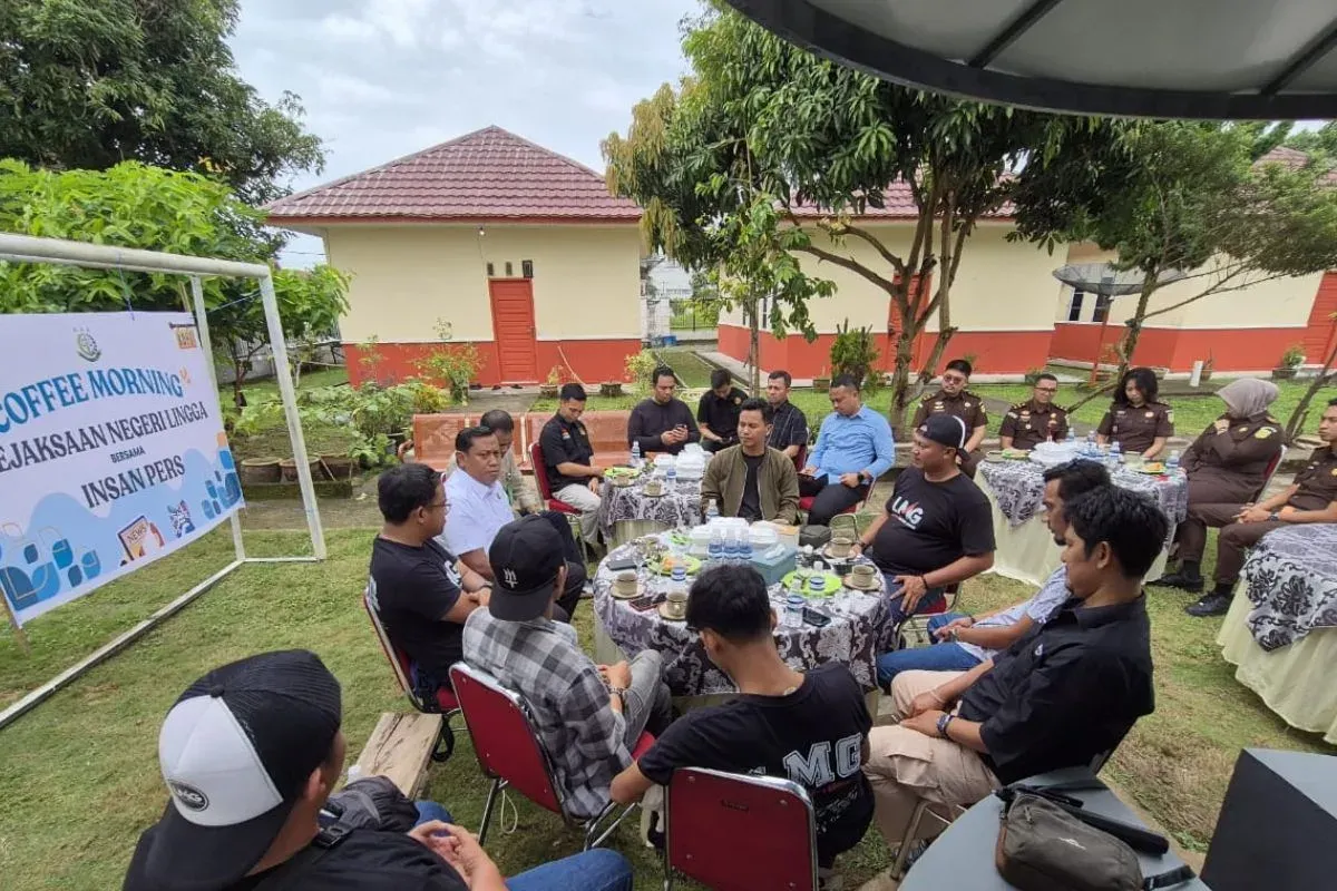Kejari Lingga Gelar Coffee Morning Bersama Wartawan untuk Tingkatkan Kolaborasi dan Transparansi