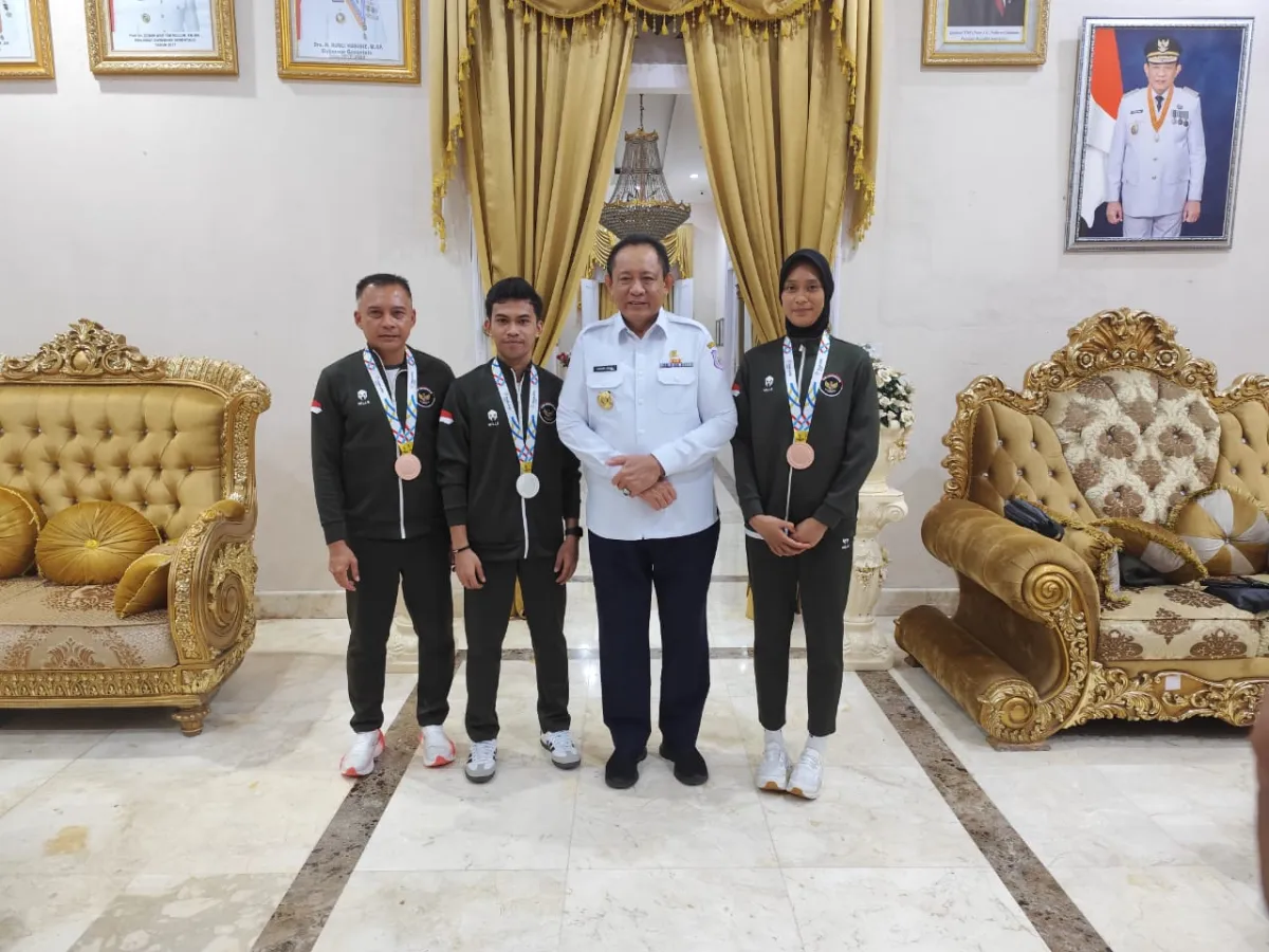 Gubernur Gusnar Apresiasi Atlet Gorontalo Peraih Medali Sea Games 2025