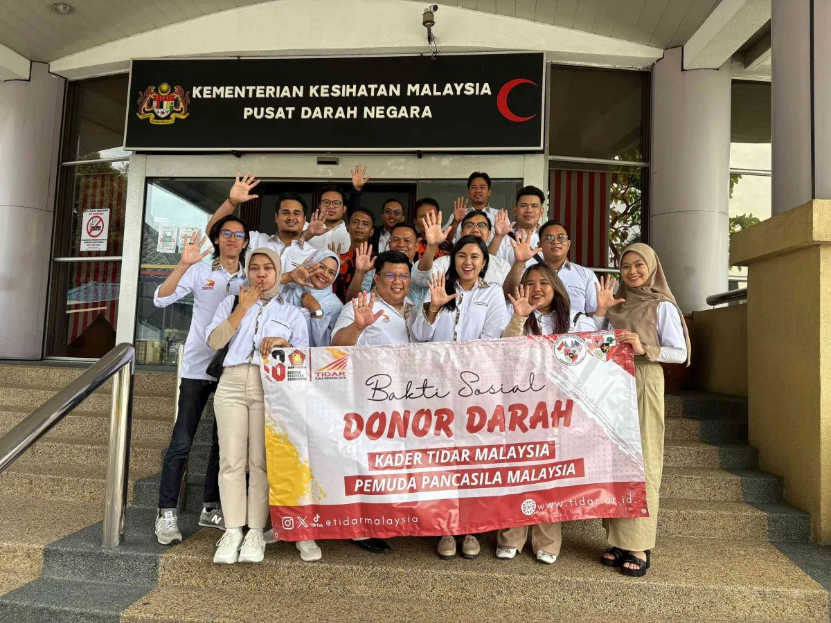 Tidar Malaysia dan Pemuda Pancasila Gelar Donor Darah di Kuala Lumpur