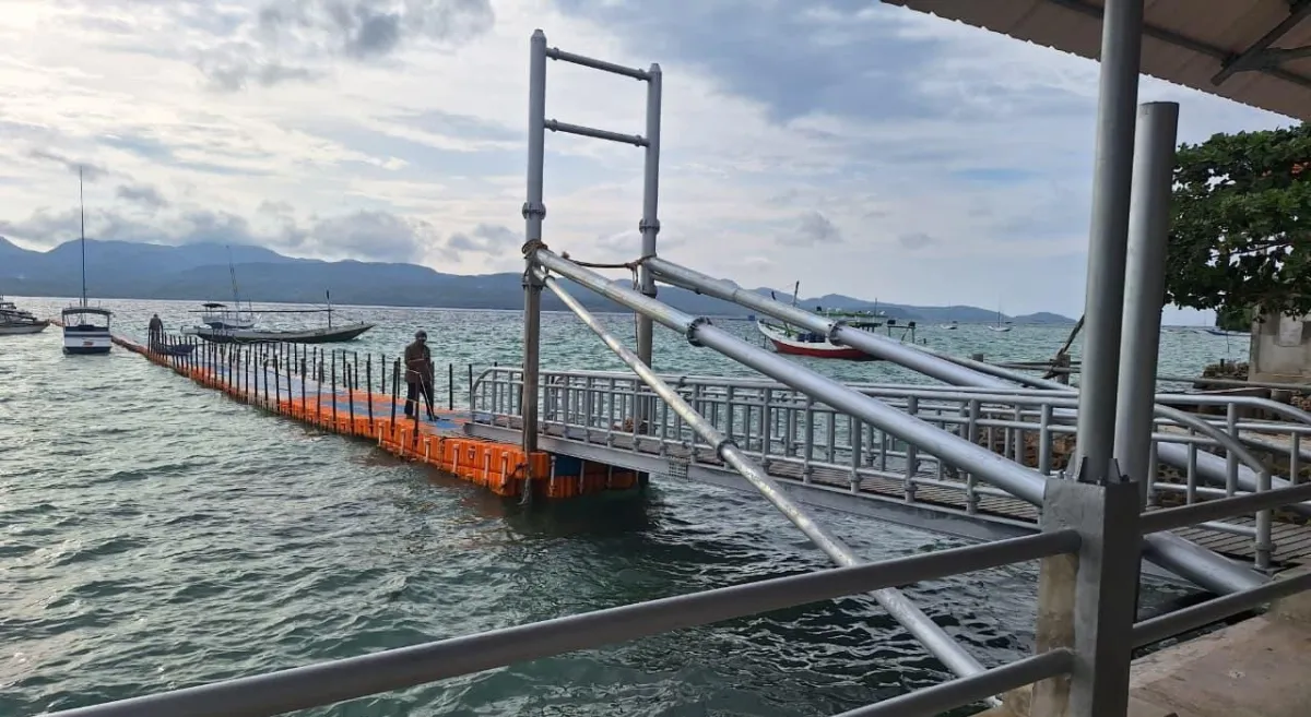Dermaga Apung Gili Noko Selesai Diperbaiki, Siap Dukung Ekonomi Nelayan dan Pariwisata