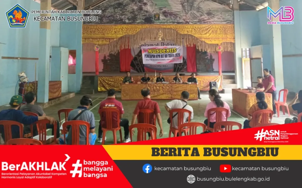 Musdesus Desa Titab Tetapkan 9 Keluarga Penerima BLT Dana Desa