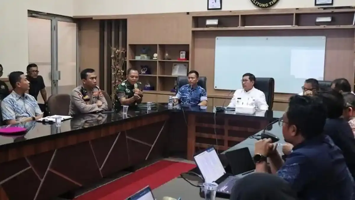 Pemkab Beltim Dorong Relokasi Meja Goyang Timah untuk Kesehatan Masyarakat