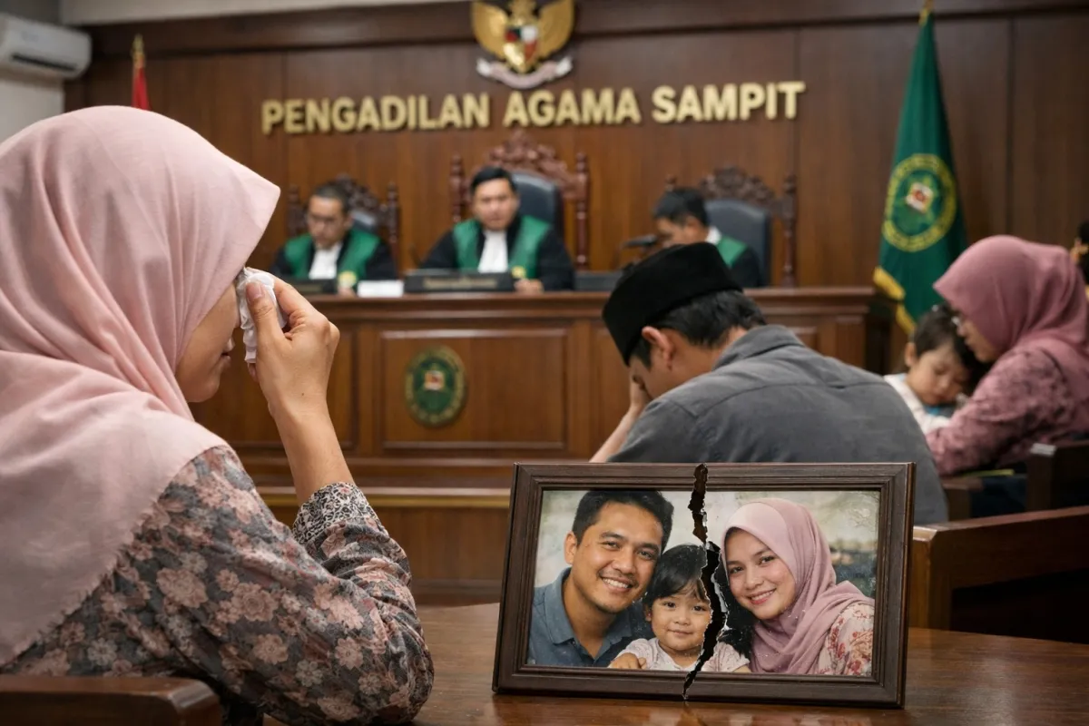 Konflik Rumah Tangga Dominasi Angka Perceraian di Kotim 2025