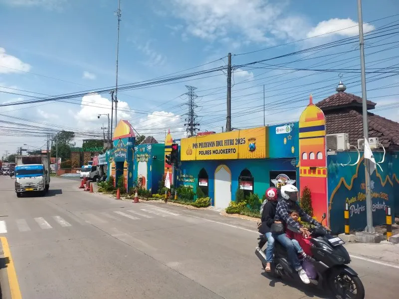 Polres Mojokerto Siapkan Pos Pengamanan dan Pelayanan untuk Arus Mudik Lebaran