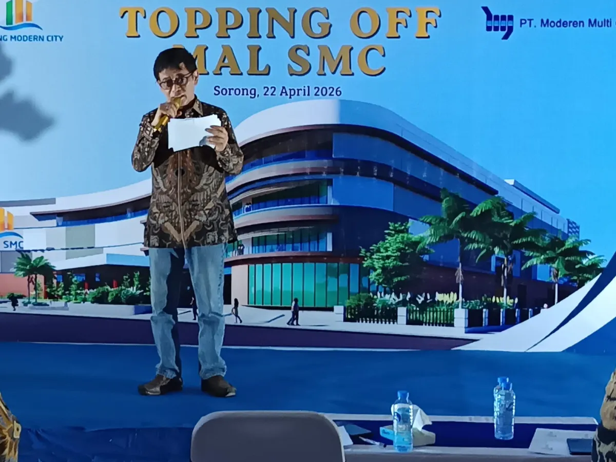 Mal SMC Sorong Rampungkan Struktur Utama, Siap Jadi Pusat Ekonomi Baru