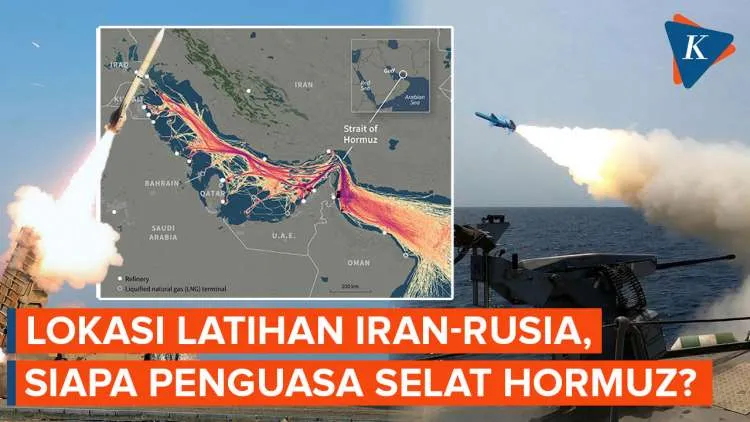 Iran Tutup Sebagian Selat Hormuz untuk Latihan Keamanan Maritim