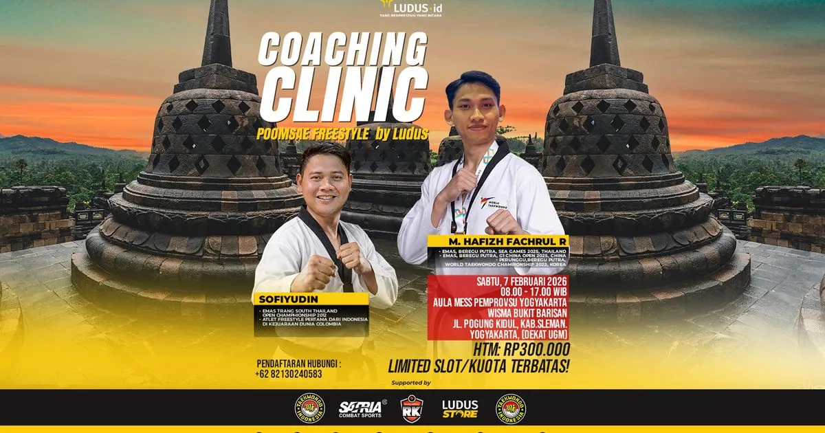 Coaching Clinic Freestyle Poomsae: Teknik dan Inspirasi dari Juara SEA Games