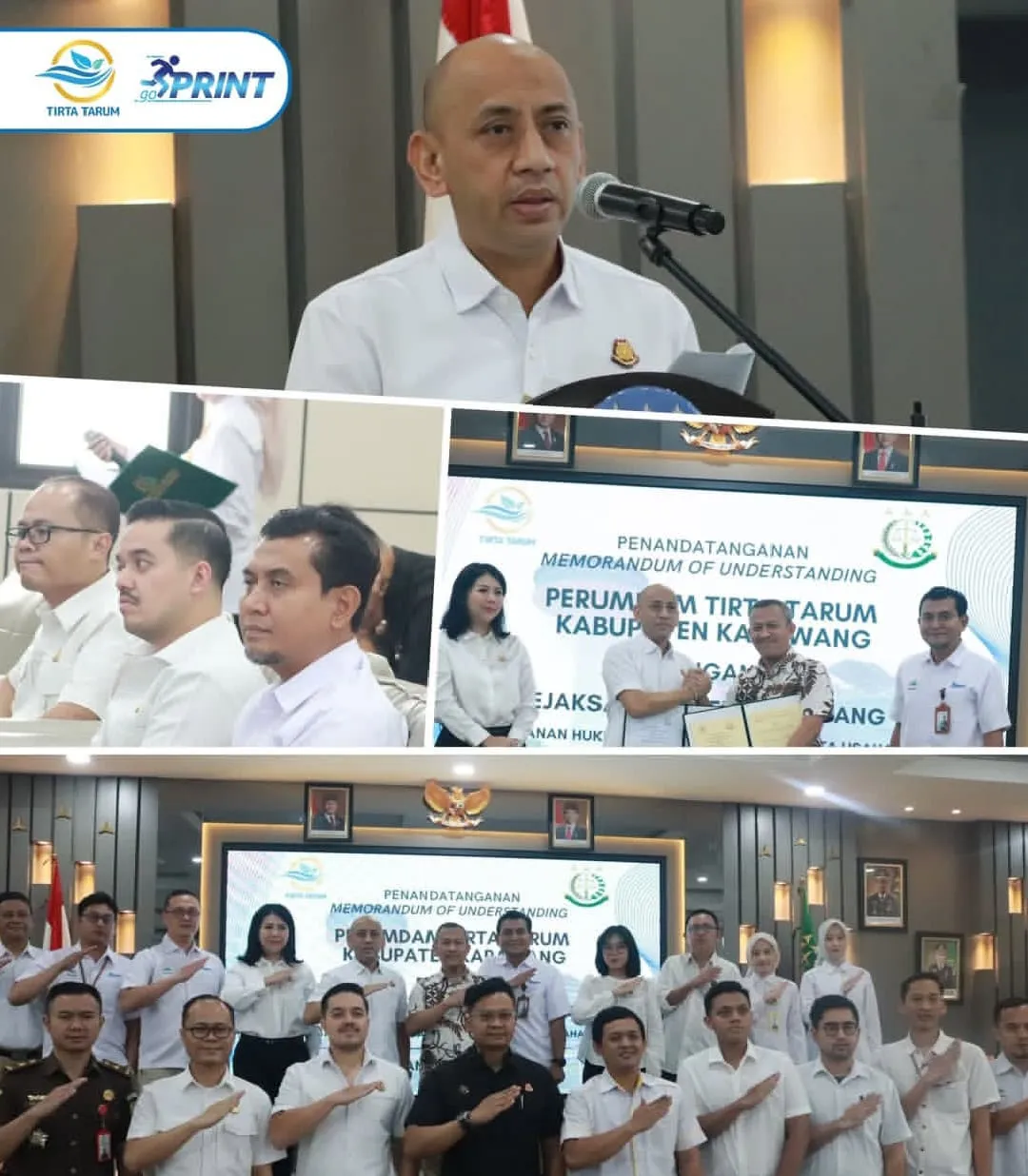 PDAM Karawang dan Kejari Tandatangani MoU Penanganan Hukum