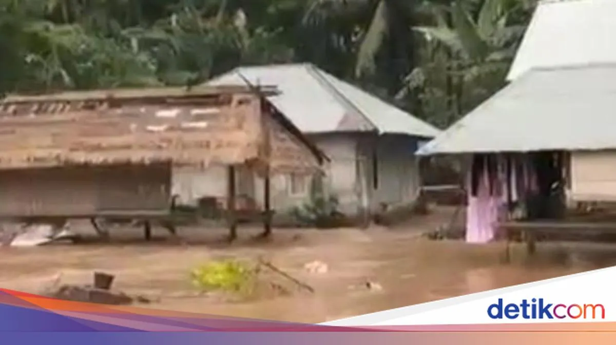 Puluhan Rumah di Desa Obel-obel Terendam Banjir Akibat Hujan Deras
