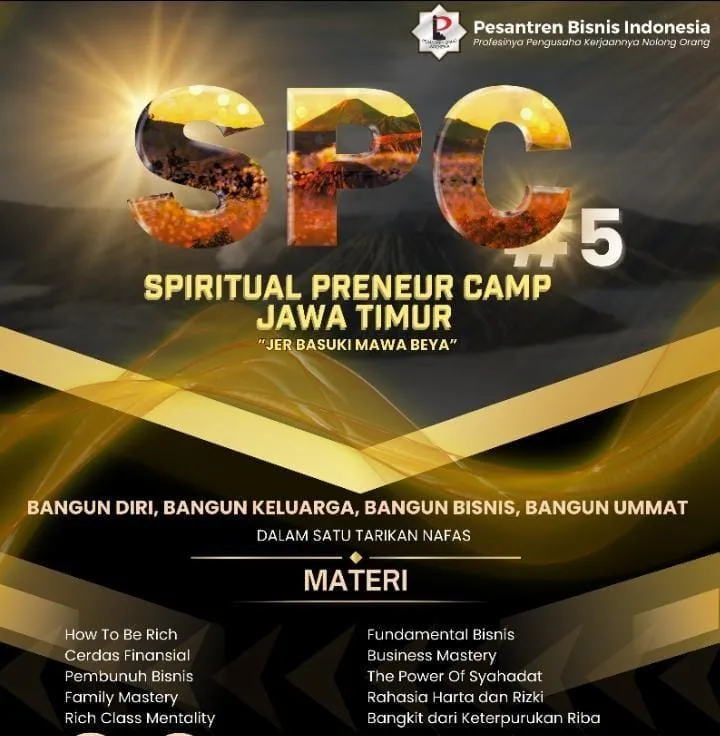 Ikuti Spiritual Preneur Camp di Malang: Kunci Sukses Bisnis Berbasis Spiritual