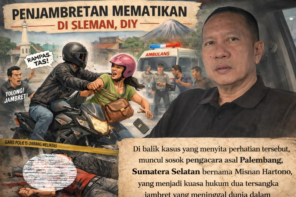 Profil Misnan Hartono, Pengacara dari Palembang dalam Kasus Penjambretan di Sleman
