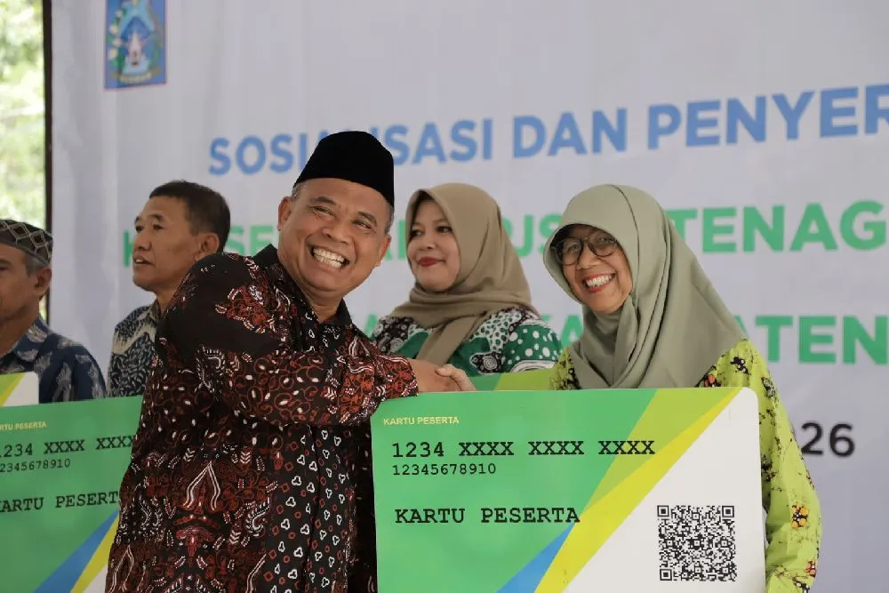 Pemkab Sleman Serahkan BPJS Ketenagakerjaan kepada 704 Anggota BPKal