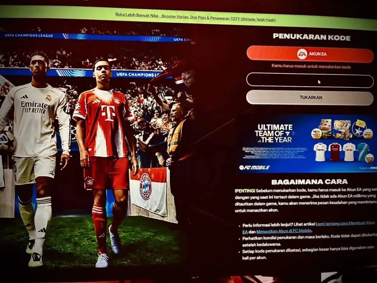 Kode Redeem FC Mobile Terbaru Edisi Ramadan untuk Gem Gratis