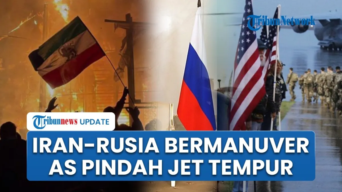 Konflik AS-Iran Memanas: Manuver Laut Iran-Rusia dan Pindahnya Jet Tempur AS