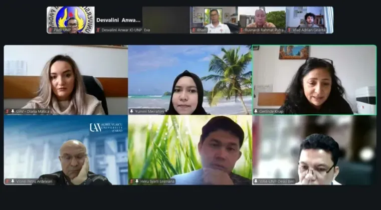 UNP Jalin Kerja Sama Internasional dengan Universitas Rumania Melalui Erasmus+