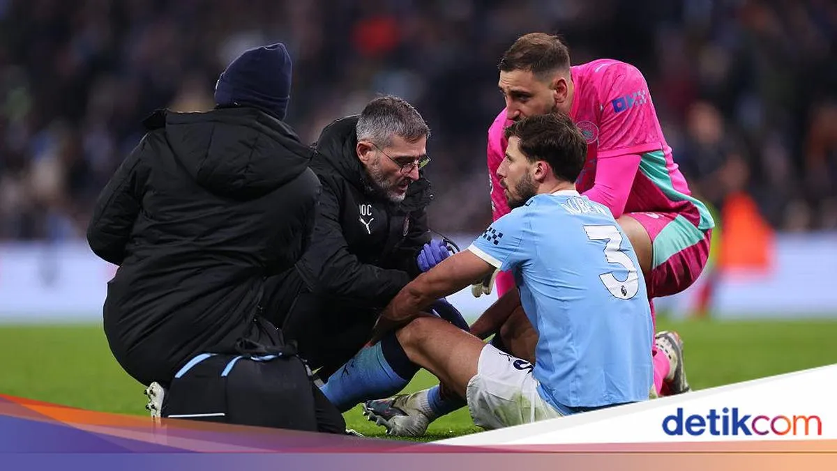 Ruben Dias Terpaksa Absen Hingga Enam Pekan Usai Cedera Hamstring