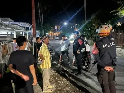 Polres Sumbawa Bubarkan Aksi Balap Lari Remaja di Karang Dima