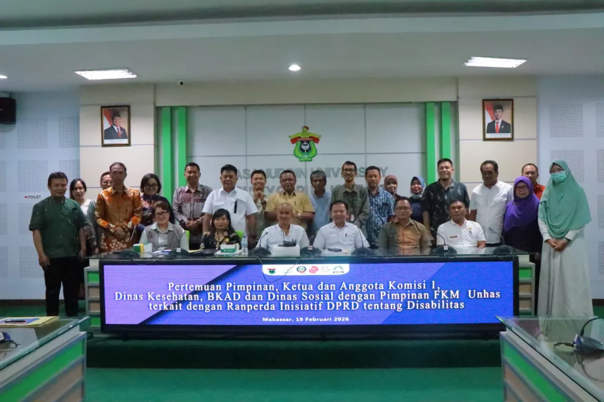 FKM Unhas dan DPRD Toraja Utara Bahas Ranperda Perlindungan Penyandang Disabilitas