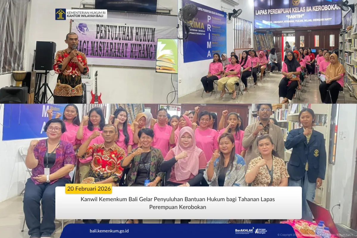 Penyuluhan Hukum untuk Tahanan Perempuan di Lapas Kerobokan