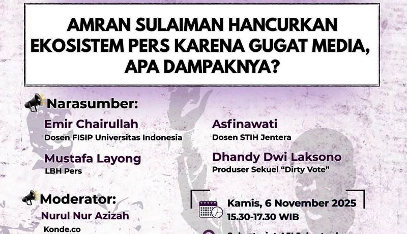 Dampak Gugatan Amran Sulaiman terhadap Ekosistem Pers Menjadi Sorotan