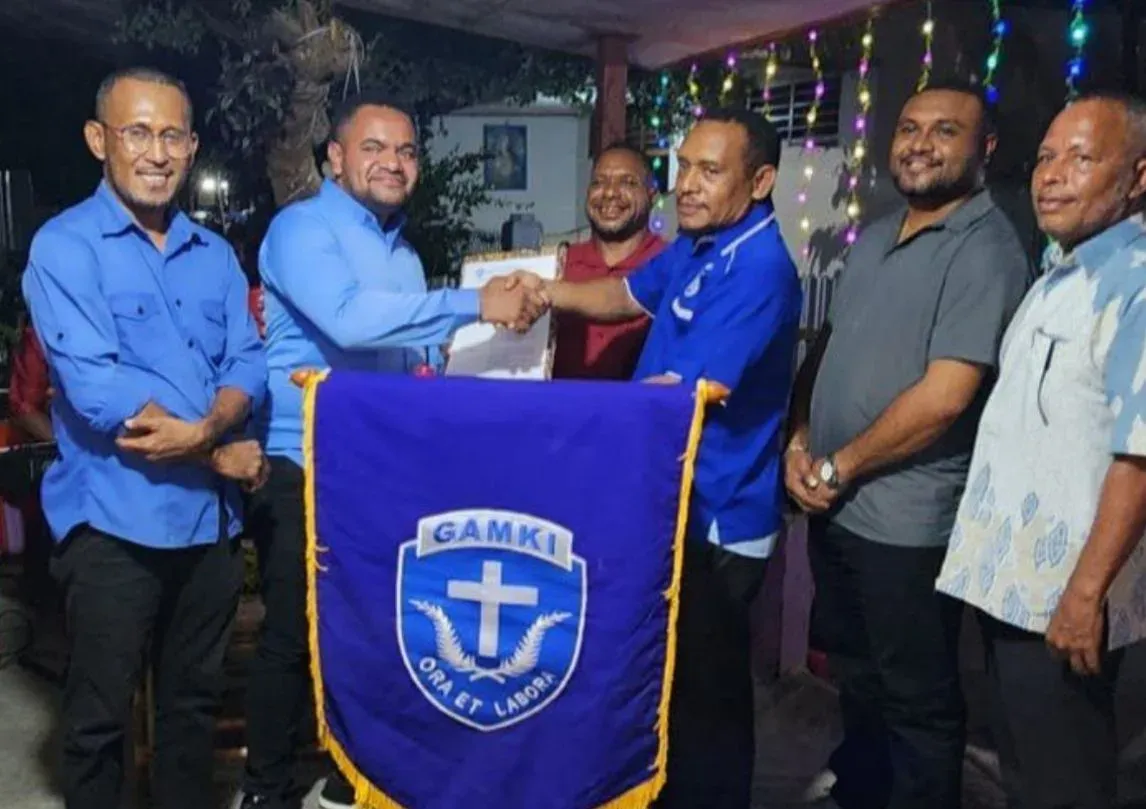 DPD GAMKI Papua Awali 2026 dengan Ibadah dan Penyerahan SK Carateker DPC Sarmi
