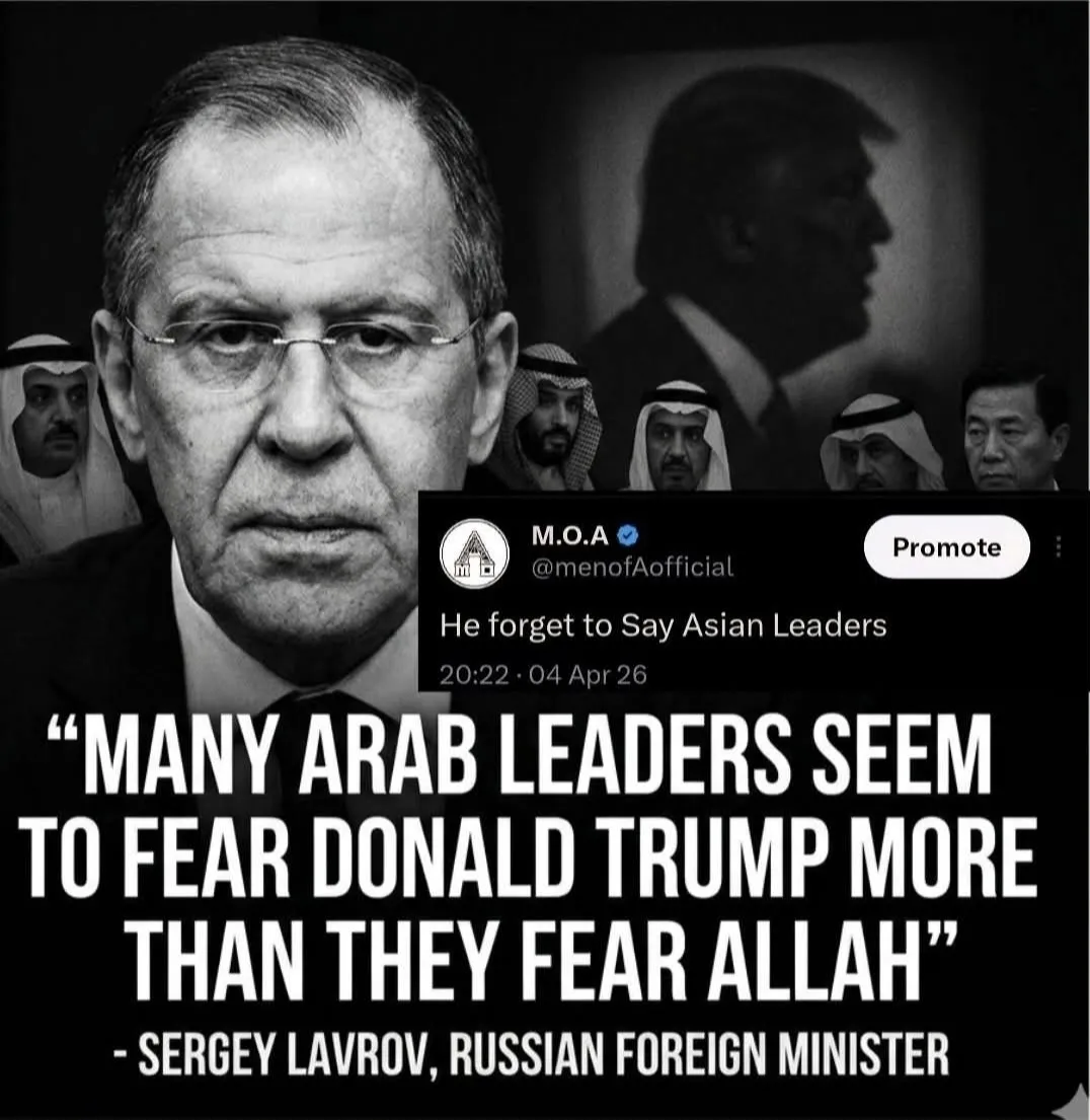 Pernyataan Lavrov tentang Pemimpin Arab dan Ketakutan terhadap Trump