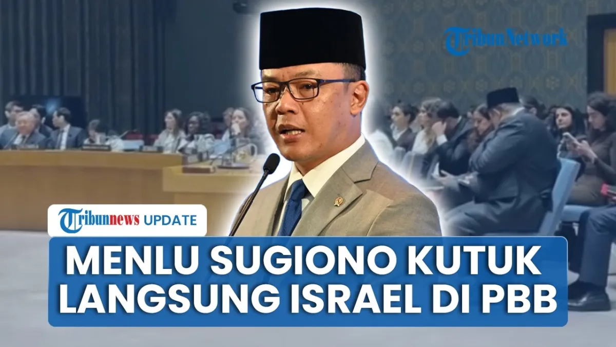 Menlu RI Sugiono Kutuk Pendudukan Israel di Sidang PBB