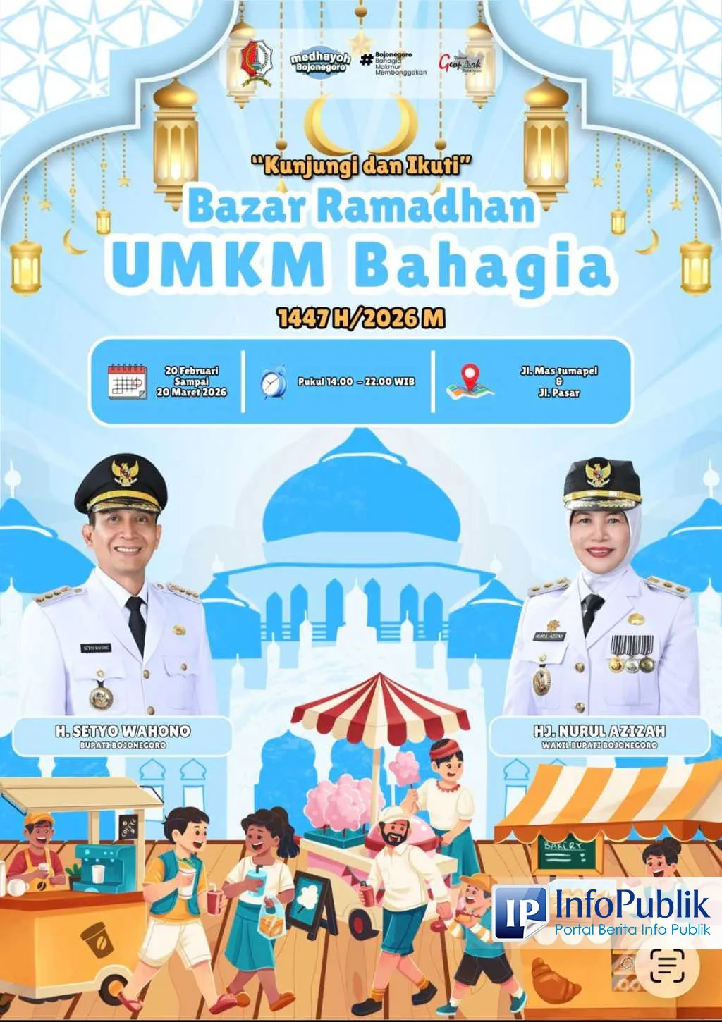 Bazar Ramadhan UMKM Bahagia Dorong Perekonomian Bojonegoro