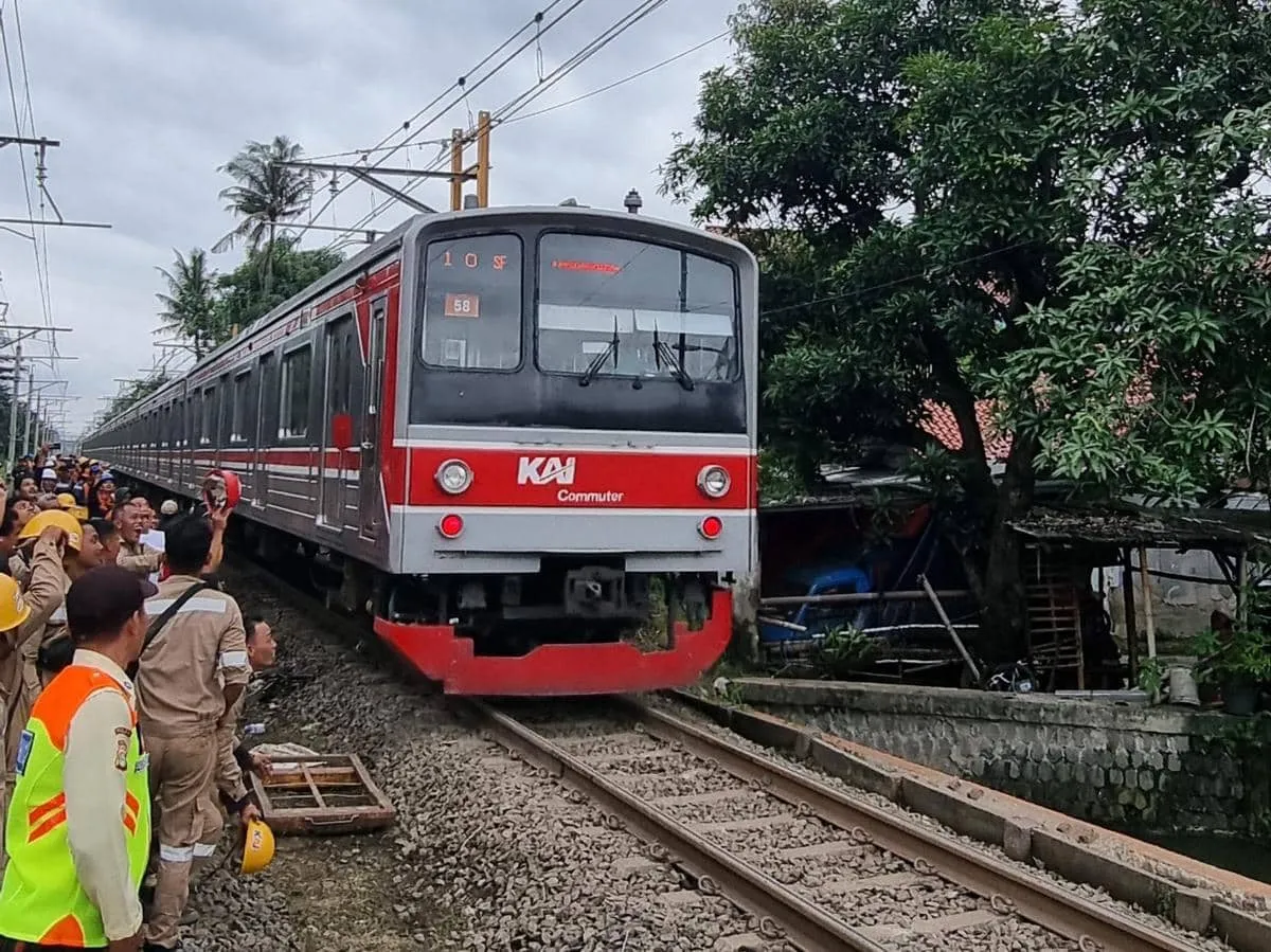 Normalisasi Jalur KRL Bandara di Stasiun Poris Selesai, Layanan Kembali Beroperasi