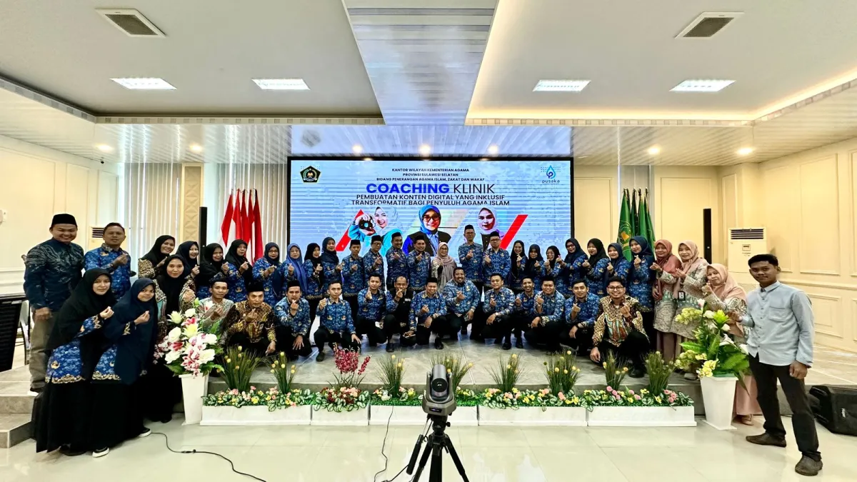 Penyuluh Agama Sulsel Dilatih Jadi Kreator Konten Digital Inklusif