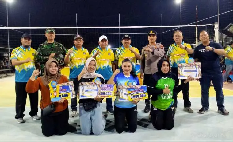 Wakil Bupati Mempawah Resmi Tutup Liga Voli Kampong 2026