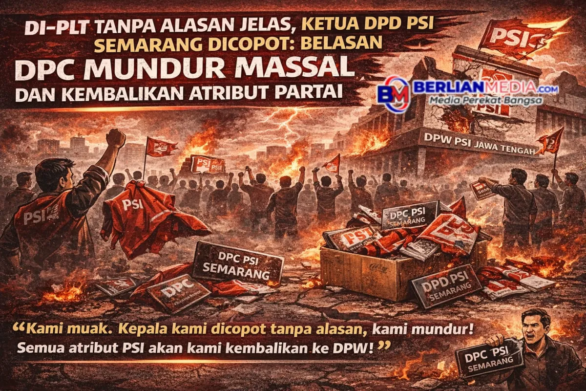 Krisis Internal PSI Semarang: Belasan DPC Mundur Usai Ketua DPD Di-PLT Tanpa Penjelasan