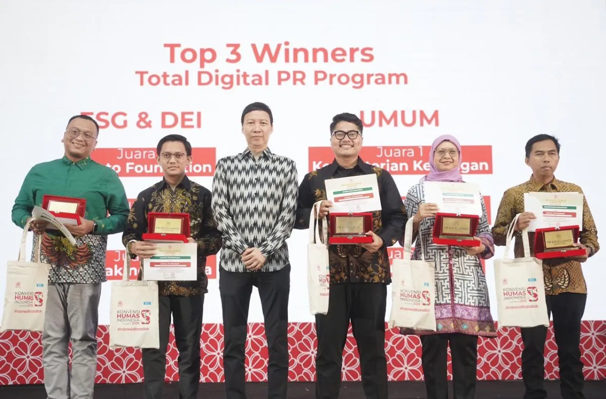 Gushcloud Indonesia Raih Penghargaan Digital PR Excellence 2025