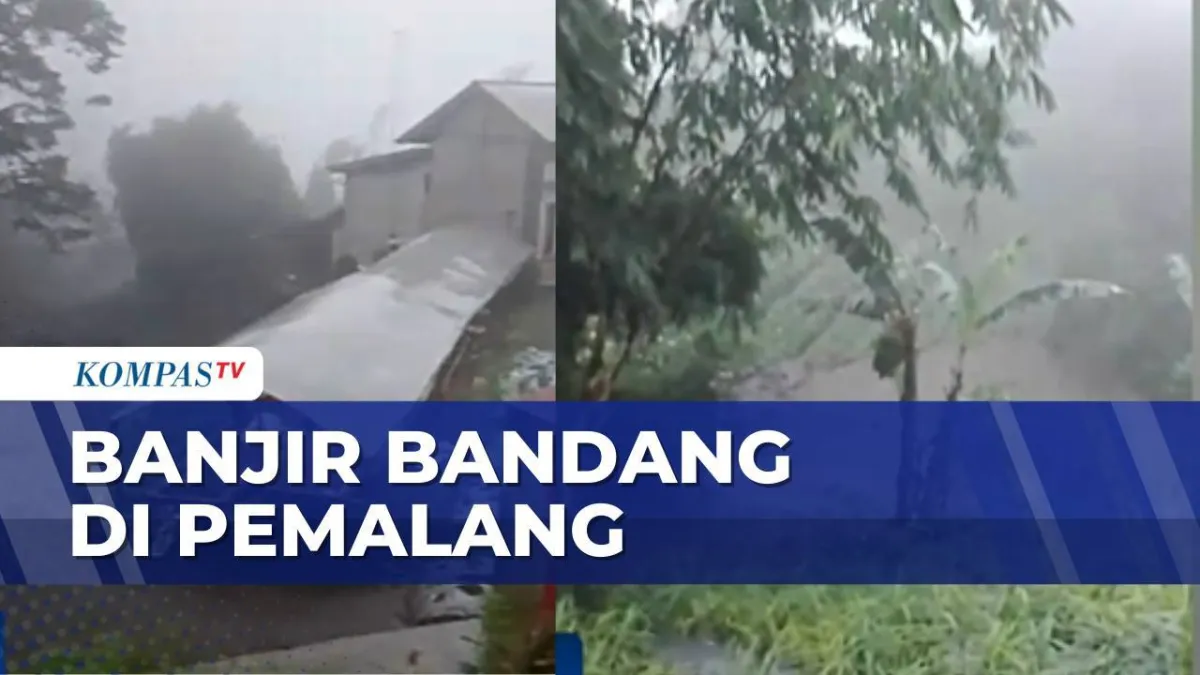 Banjir Bandang Landa Pemukiman Warga di Pemalang