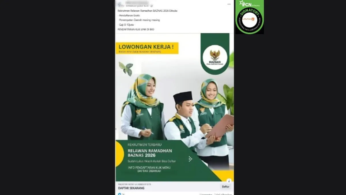 Fakta Pendaftaran Relawan Ramadan Baznas 2026: Hanya Melalui Website Resmi