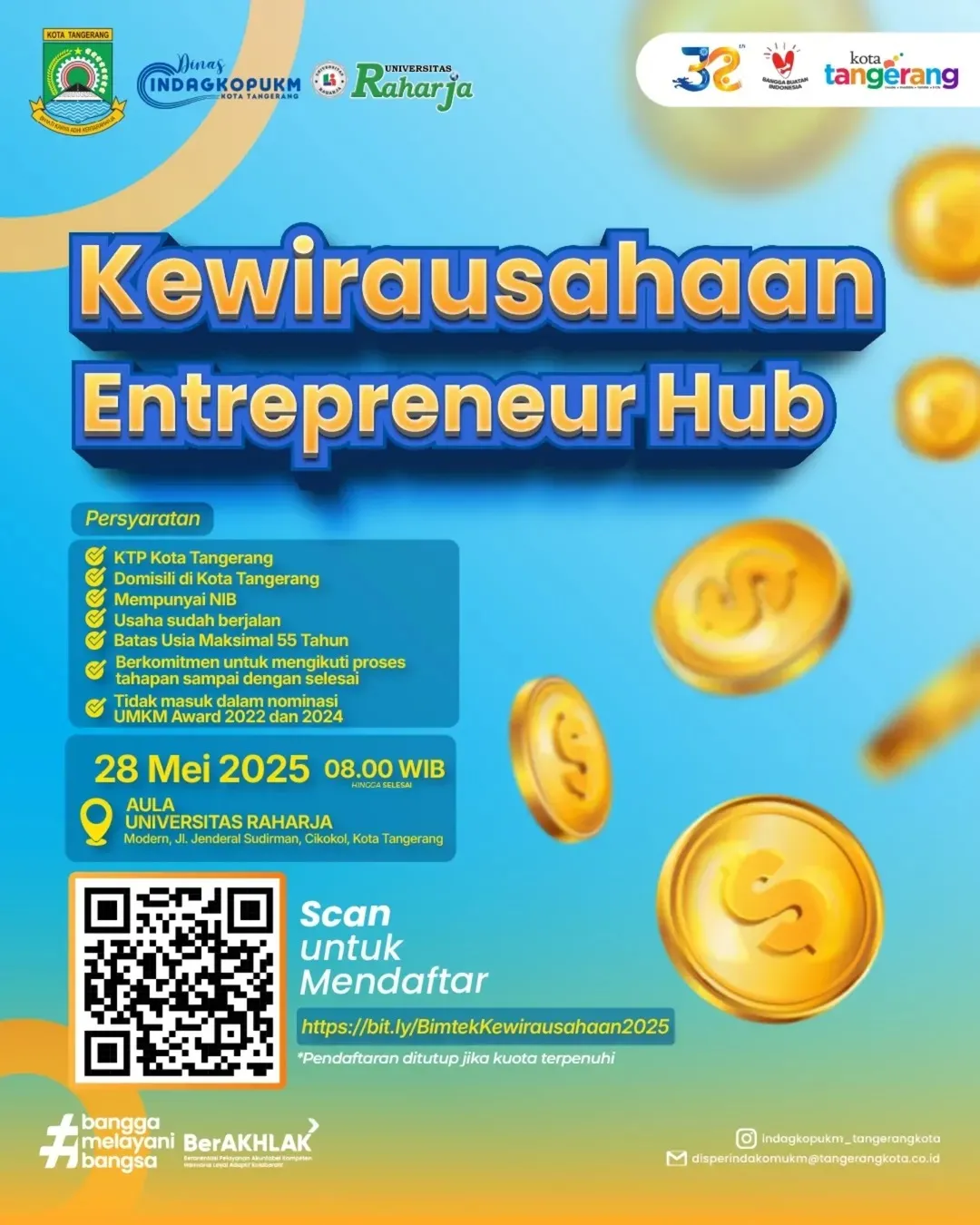 Pemkot Tangerang Gelar Pelatihan Kewirausahaan Entrepreneur Hub untuk Tingkatkan Kualitas Pengusaha