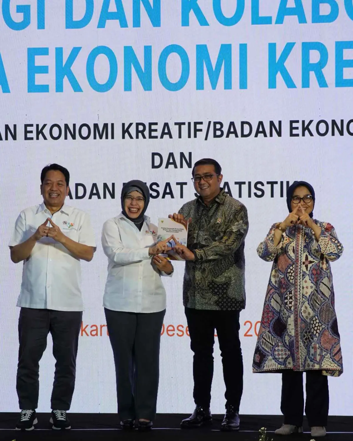 Kolaborasi BPS dan Kemenekraf Perkuat Data Statistik Ekonomi Kreatif