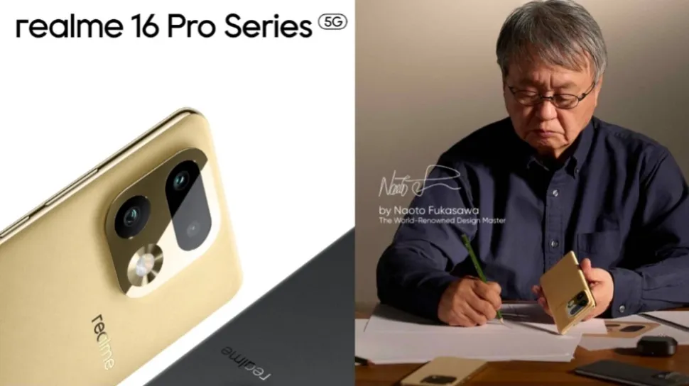 Realme 16 Pro Series 5G: Desain Urban Wild Hasil Kolaborasi dengan Naoto Fukasawa