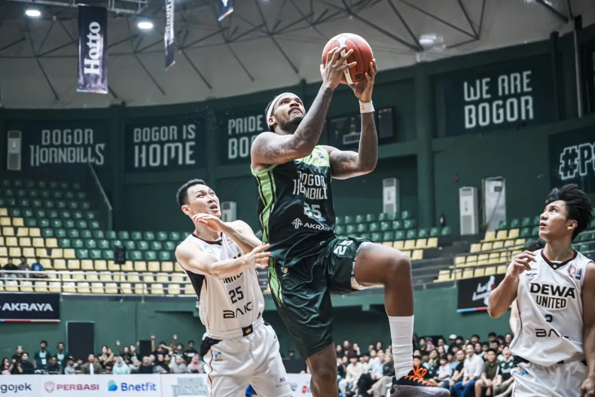 Bogor Hornbills Menang Besar atas Dewa United Banten di IBL 2026