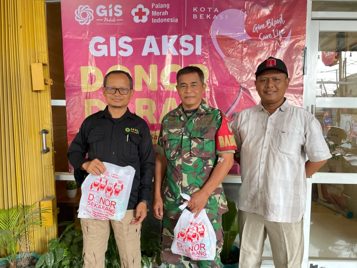 GIS Peduli Gelar Donor Darah Sambut Hari PMI di Bekasi