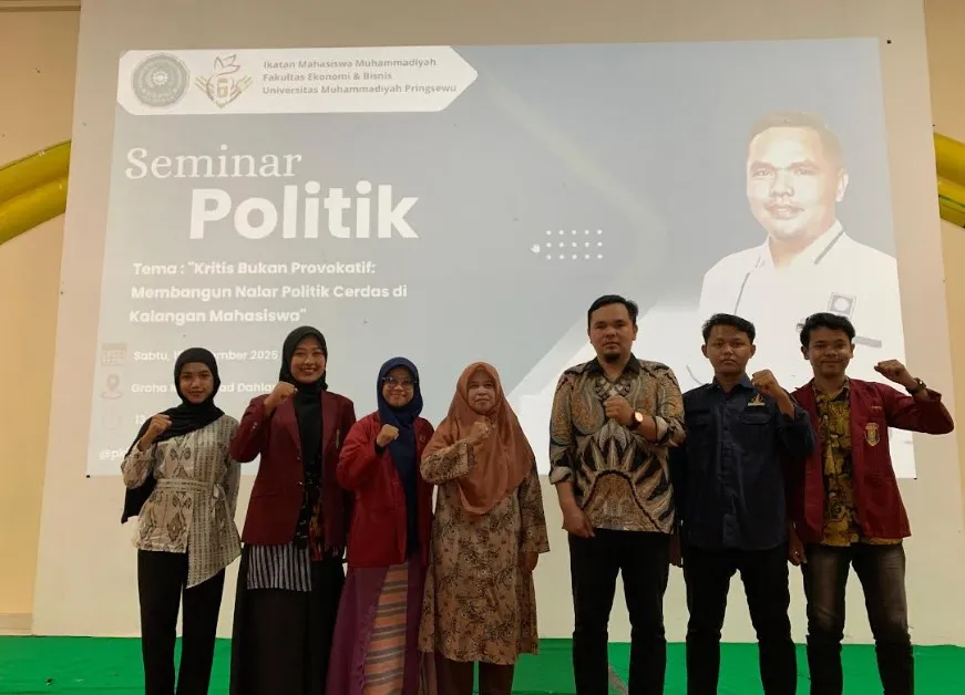 Seminar Politik IMM FEB UMPRI Dorong Mahasiswa Kembangkan Nalar Kritis