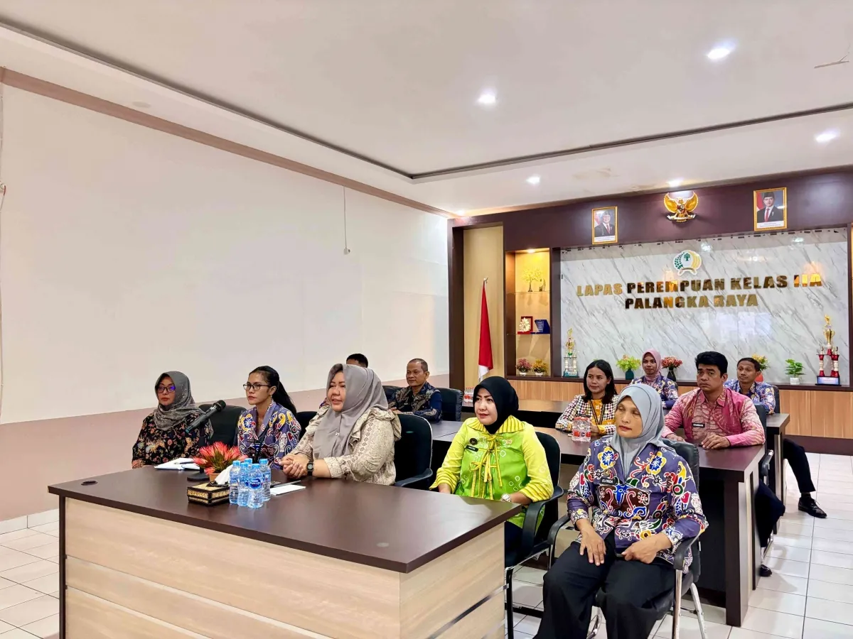 Lapas Perempuan Palangka Raya Ikuti Rapat Koordinasi Pembentukan UPT Bapas Daring